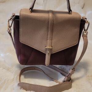 TORY BURCH PEBBLED LEATHER CROSSBODY